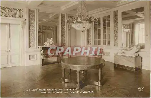 Ansichtskarte AK Chateau de Maison Laffitte Salle de Jeu du COmpte d'Artois