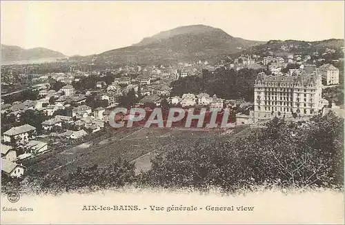 Cartes postales Aix Les Bains Vue Generale