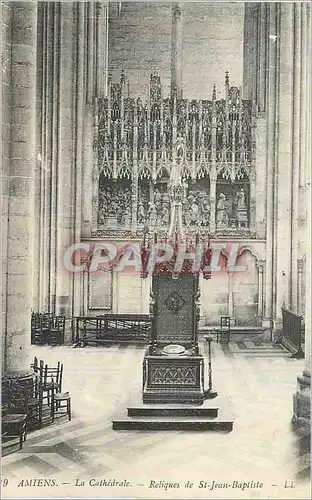 Cartes postales Amiens La Cathedrale Reliques de St Jean Baptiste