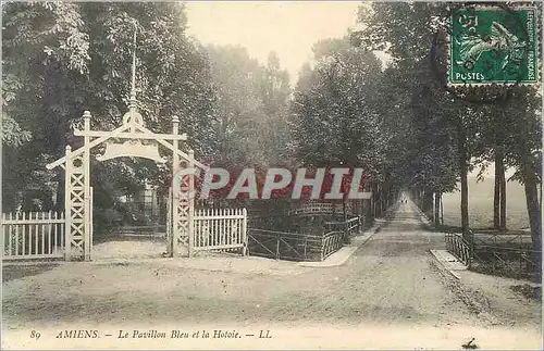 Cartes postales Amiens Le Pavillon Bleu et la Hotoie