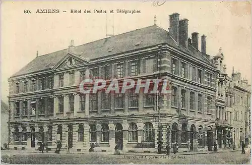 Cartes postales Amiens Hotel des Postes et Telegraphes
