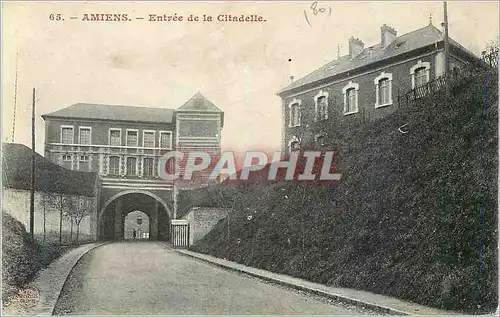 Ansichtskarte AK Amiens Entree de la Citadelle