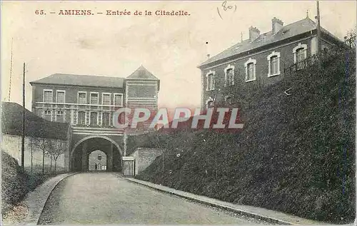 Cartes postales Amiens Entree de la Citadelle