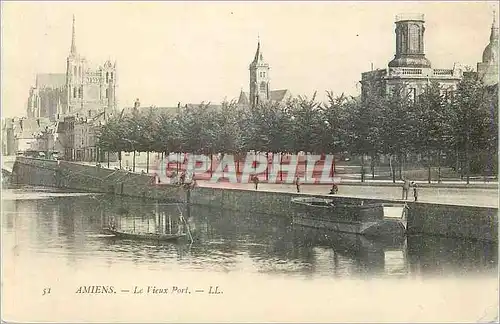 Ansichtskarte AK Amiens Le Vieux Port