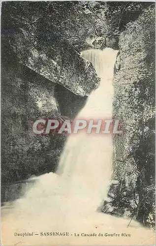 Cartes postales Dauphine Sassenage La Cascade du Gouffre Bleu