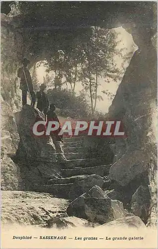 Cartes postales Dauphine Sassenage Les Grottes La Grande Galerie