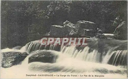 Ansichtskarte AK Dauphine Sassenage La Gorge du Furon Le Pas de la Marquise