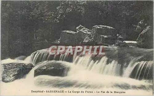 Cartes postales Dauphine Sassenage La Gorge du Furon Le Pas de la Marquise