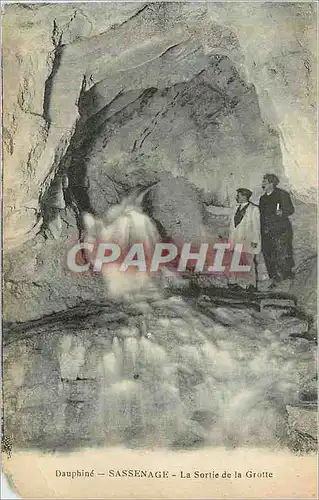 Cartes postales Dauphine Sassenage La Sortie de la Grotte