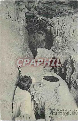 Cartes postales Dauphine Interieur des Cuves de Sassenage La Cheminee des Quatre Vents