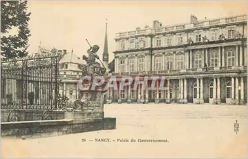 Cartes postales Nancy Palais du Gouvernement