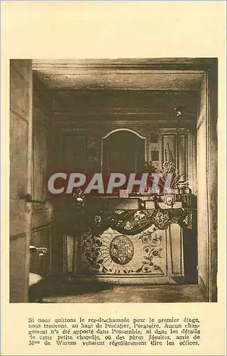 Cartes postales Chambery Masion des Charmettes Jean Jacques Rousseau Oratoire