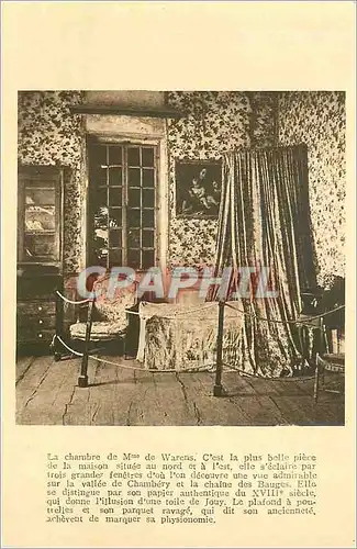 Cartes postales Chambery Masion des Charmettes Jean Jacques Rousseau Mme de Warens