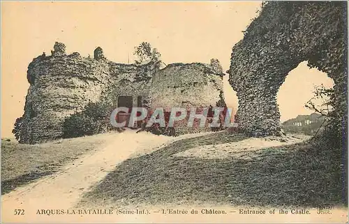 Cartes postales Arques la Bataille (Seine Inf) l'Entree du Chateau