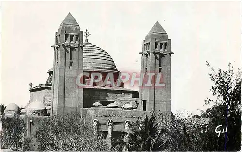 Moderne Karte Dakar (AOF) la Cathedrale