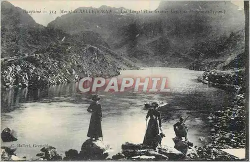 Cartes postales Dauphine Massif de Belledonne lac Longet