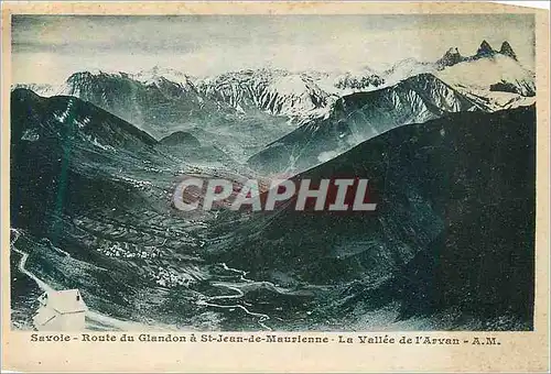 Ansichtskarte AK Savoie Route du Glandon a St Jean de Maurienne La Vallee de L'Arvan