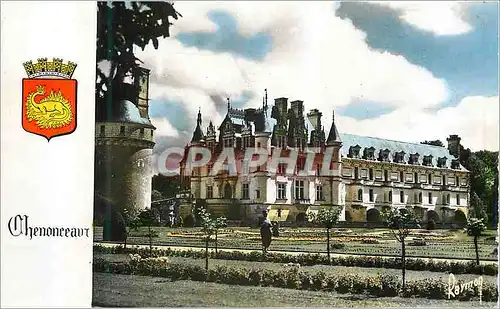 Cartes postales moderne Chenonceaux Les Chateaux de la Loire La Tour de Marques et la Facade Nord Ouest Images de France
