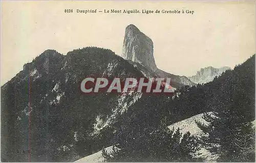 Ansichtskarte AK Dauphine Le Mont Aiguille Ligne de Grenoble a Gap