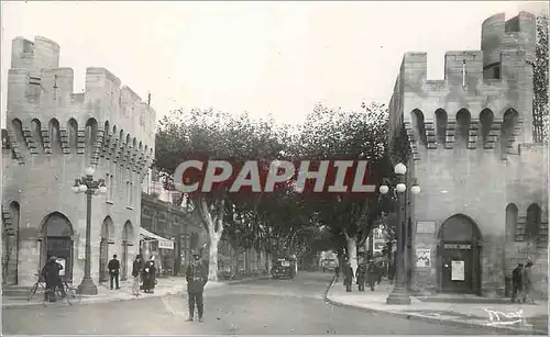 Cartes postales moderne La Cite des Papes Avignon Porte de la Republique Policier