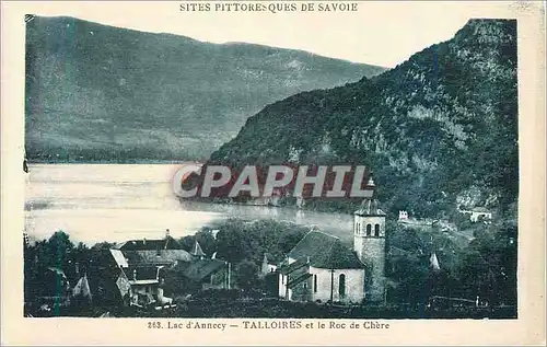 Cartes postales Lac D'Annecy Talloires et le Roc de Chere Sites Pittoresques de Savoie