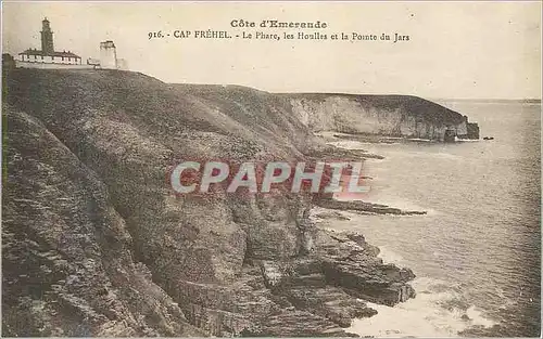 Cartes postales Cap Frehel Cote d'Emeraude Le Phare Les Houlles et la Pointe du Jars