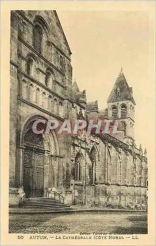 Cartes postales Autun La Cathedrale (Cote Nord)