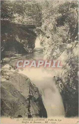 Cartes postales Environs de Luchon Vallee du Lys Gouffre de Bonneau