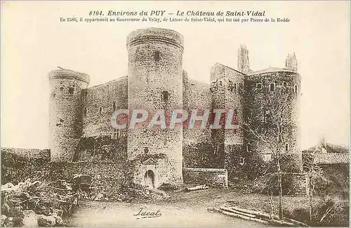 Ansichtskarte AK Environs du Puy Le Chateau de Saint Vidal