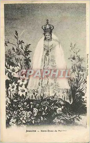 Cartes postales Josselin Notre Dame