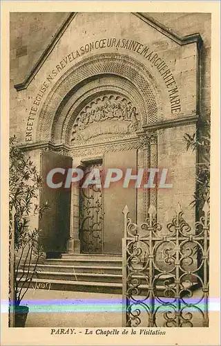 Cartes postales Paray La Chapelle de la Visitation