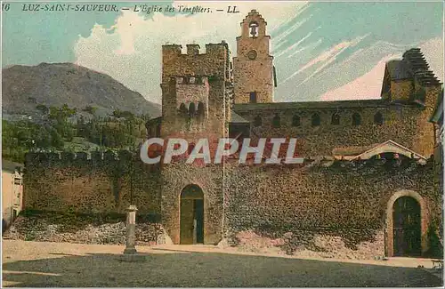 Cartes postales Luz Saint Sauveur L'Eglise des Templiers