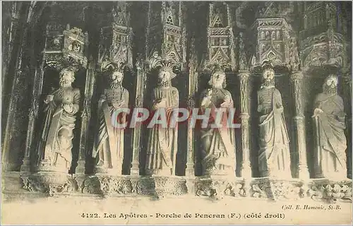 Cartes postales Les Apotres Porche de Pencran (Cote Droit)