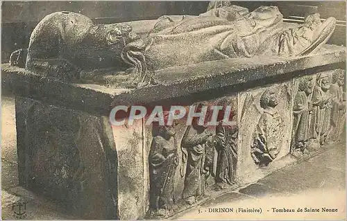 Cartes postales Dirinon (Finistere) Tombeau de Sainte Nonne
