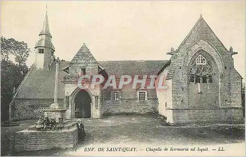Cartes postales Env de Saint Quay Chapelle de Kermaria Isquit