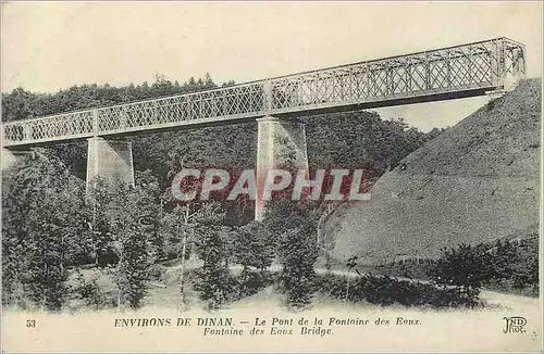 Cartes postales Environs de Dinan Le Pont de la Fontaine des Eaux