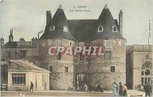 Cartes postales Dieppe les Vieilles Tours