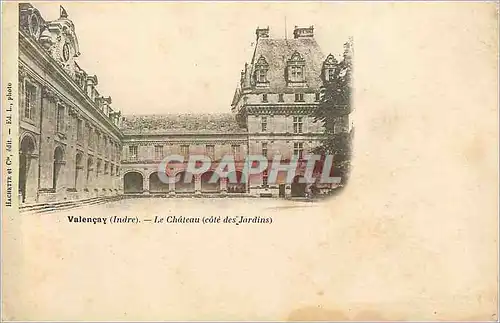 Cartes postales Valencay (Indre) Le Chateau (Cote des Jardins)