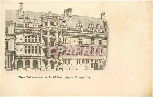 Cartes postales Blois (Loir et Cher) Le Chateau (Facade Francois Ier)