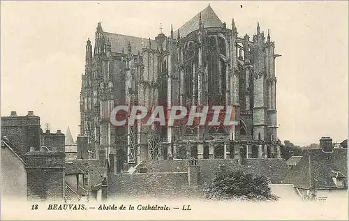 Cartes postales Beauvais Abside de la Cathedrale