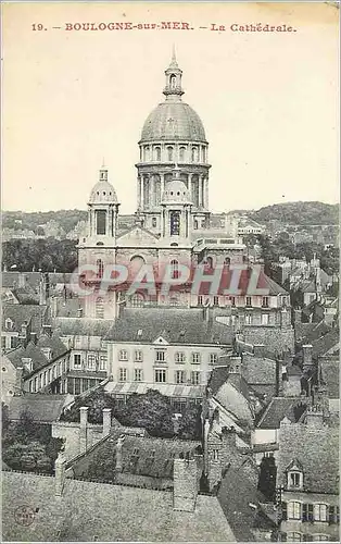 Cartes postales Boulogne sur Mer La Cathedrale