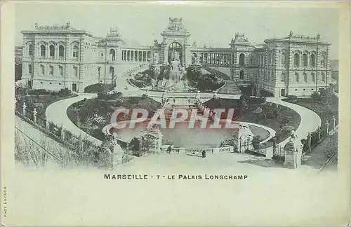 Cartes postales Marseille Le Palais Longchamp