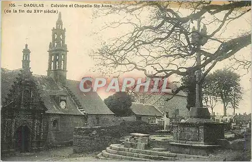 Ansichtskarte AK Daoulas Calvaire et Chapelle St Anne (de la Fin du XVIe Siecle)