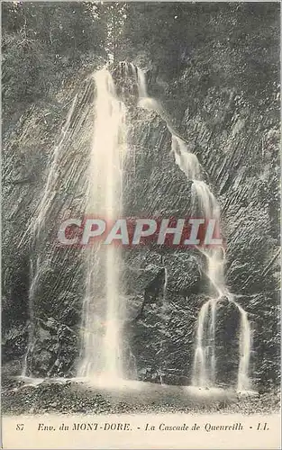 Cartes postales Env du Mont Dore La Cascade de Quenreilh
