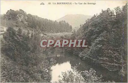 Cartes postales La Bourboule Le Lac Barrage