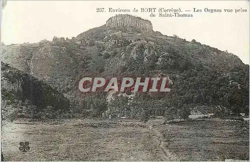 Cartes postales Environs de Bord (Correze) Les Orgues vue Prise de saint Thomas