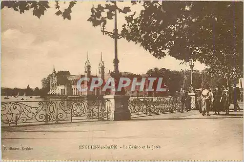 Cartes postales Enghien les Bains le Casino et la Jetee