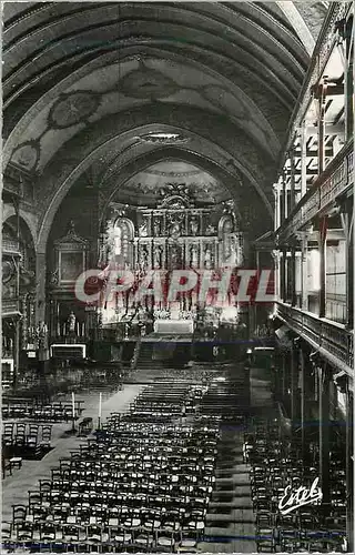 Cartes postales moderne Saint Jean de Luz l'Interieur de l'Eglise ou Fut Celebre le Mariage de Louis XIV en 1660