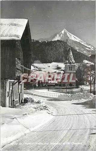Cartes postales moderne Eglise de Cergniat et Pic Chaussy