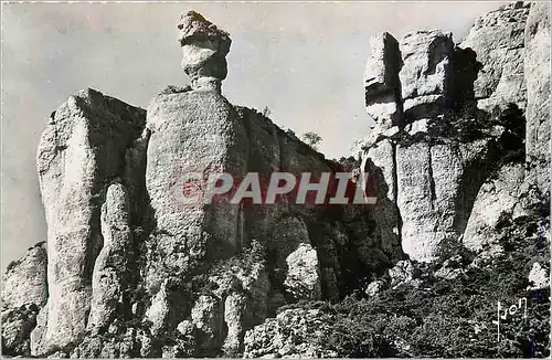 Moderne Karte Canon de la Jonte Corniche du Causse Mejean Vases de Chine et des Sevres